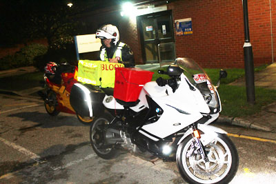 The last job of the night, off to Whiston Hospital. The last job of the night, off to Whiston Hospital.