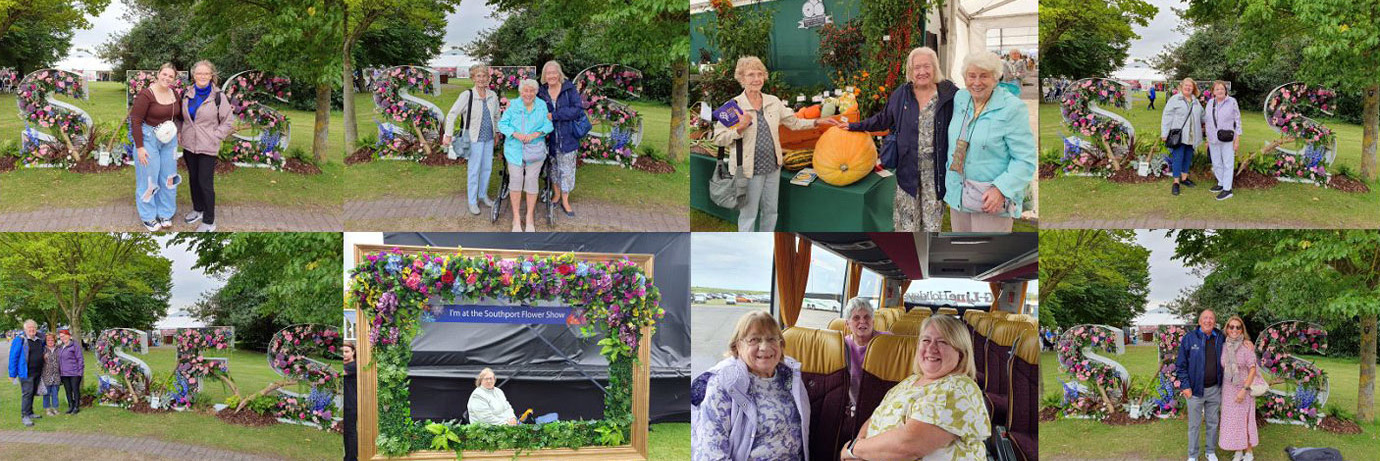 The group enjoying many of the day’s delights. The group enjoying many of the day’s delights.