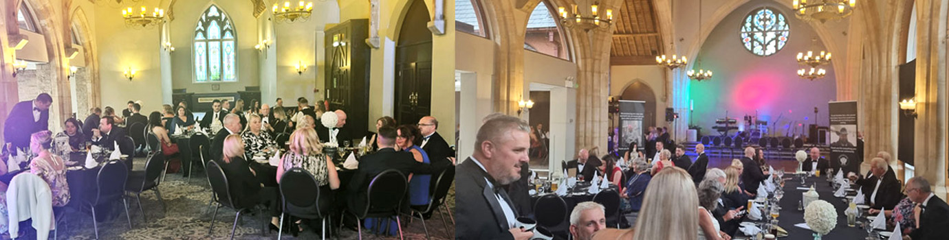 Prince of Architects brethren and guests gather at The Cloisters.