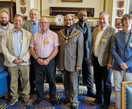 Preston Guild Lodge visit the mayor’s parlour