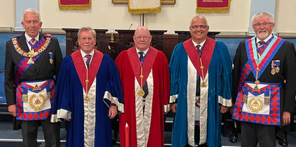 Pictured from left to right, are: Mark Matthews, John McGrady, Paul Carson, Paul Dwan and David Barr.