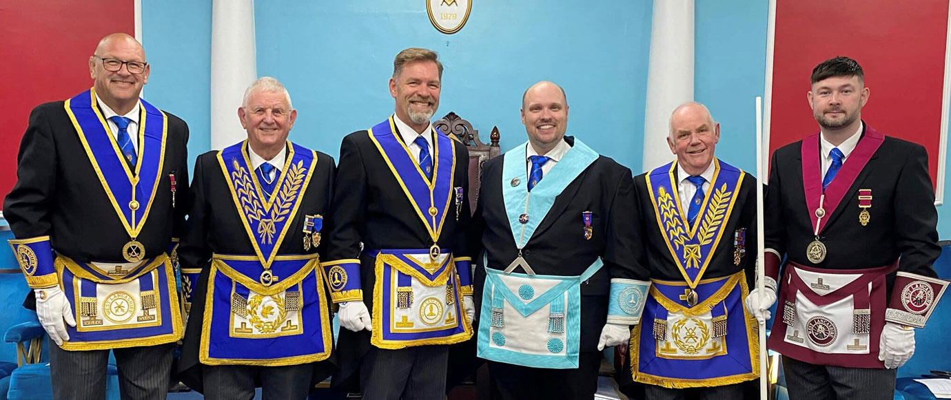 Pictured from left to right, are: David Bishop, Stewart Seddon, Chris Taylor, Allan Archer, John Wrennall and Paul Wharton-Hardman.