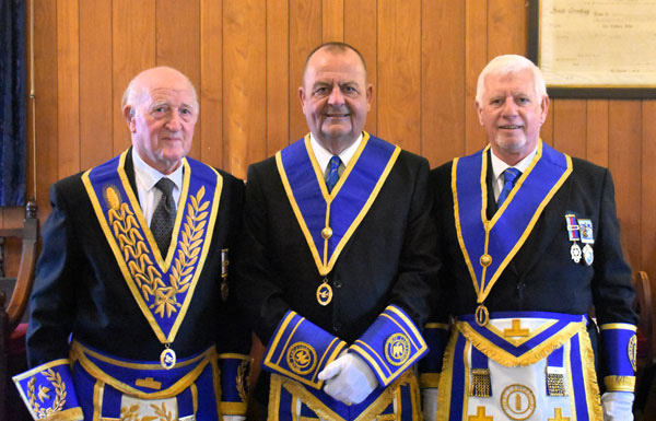 Pictured from left to right, are; Rowly Saunders, David Grove and Dave Sear. Pictured from left to right, are; Rowly Saunders, David Grove and Dave Sear.