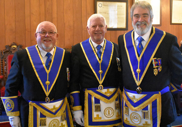 Pictured from left to right, are; Harry Chatfield, Dave Sear and Nigel Higginson. Pictured from left to right, are; Harry Chatfield, Dave Sear and Nigel Higginson.