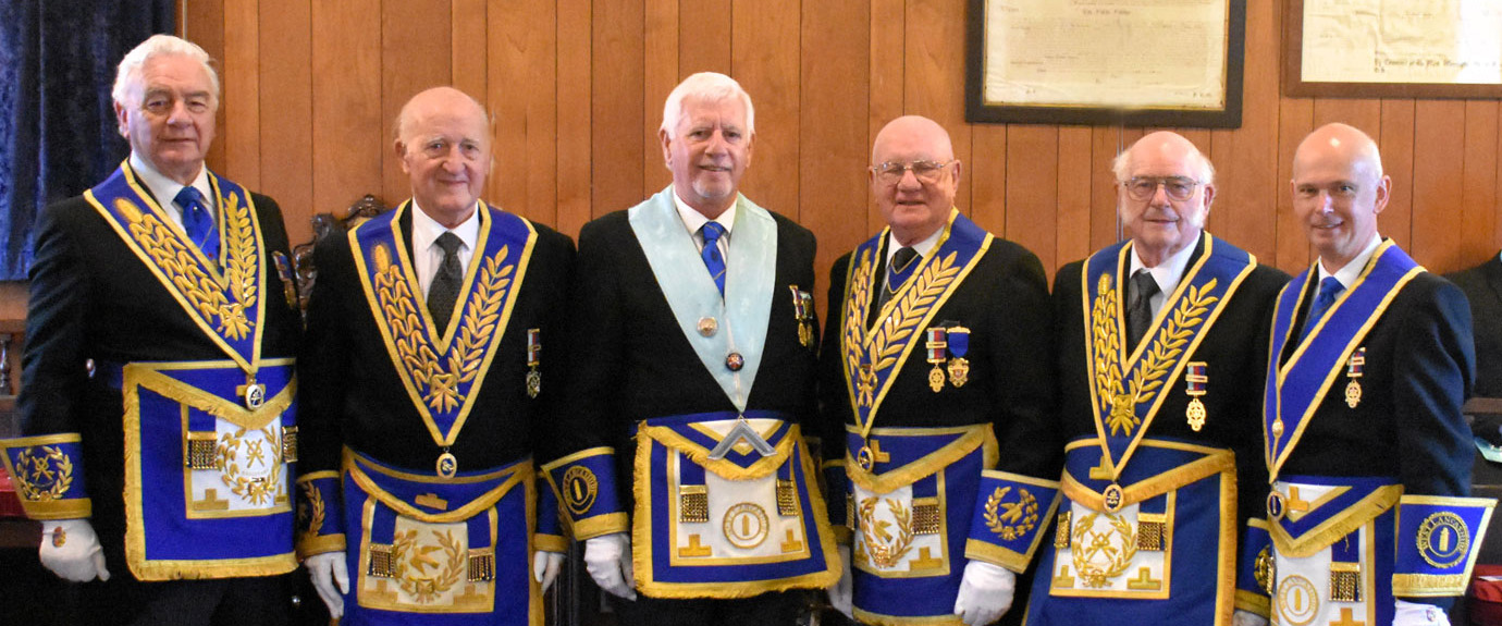 Pictured from left to right, are; Barrie Crossley, Rowly Saunders, Dave Sear, David Grainger, David Kellet and Alan Pattinson.
