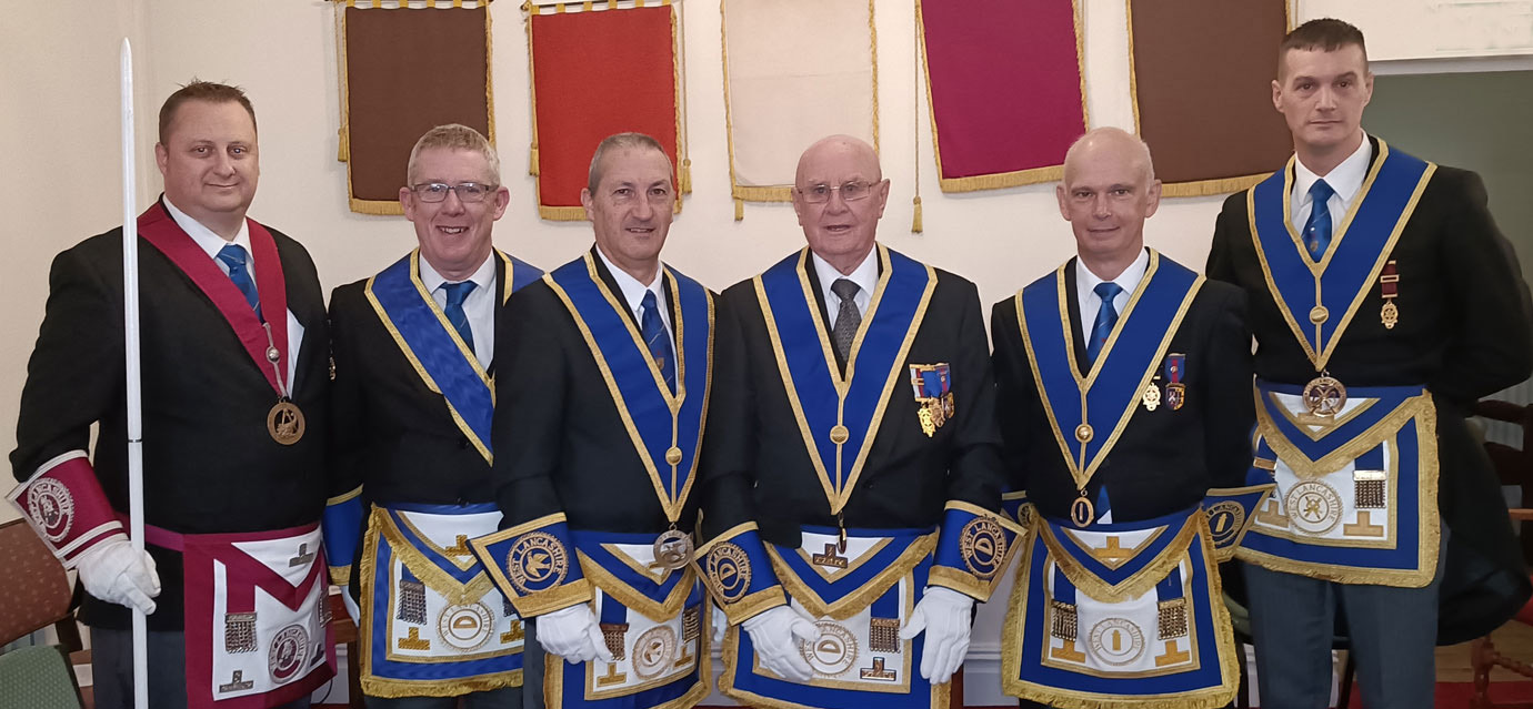 Pictured from left to right, are: Phil Renney, Chris Gray, Tony Jackson, Frank Pearson, Alan Pattinson and Ryan Modlin.