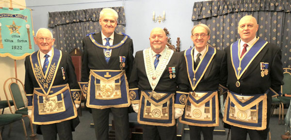 Pictured from left to right, are: Peter Williams, Andrew Whittle, David Cairns, Tony Standish and David Atkinson.