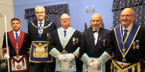 Pictured from left to right, are: Keith Lindsay, Andrew Whittle, Paul Fryer, Paul Mitchell and John Gibbon.