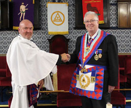 Kevin exalted into Royal Arch