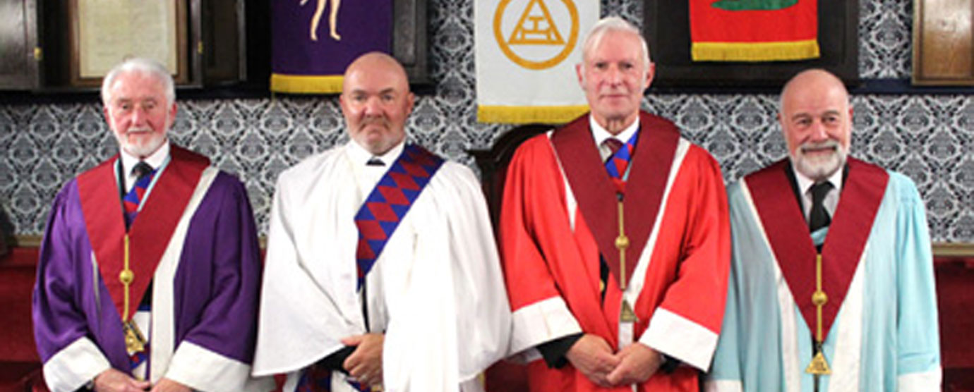 Pictured from left to right, are: Bernard Bailey, Kevin Hitchmough, Alan McCluskey and Robert Rowland Pictured from left to right, are: Bernard Bailey, Kevin Hitchmough, Alan McCluskey and Robert Rowland