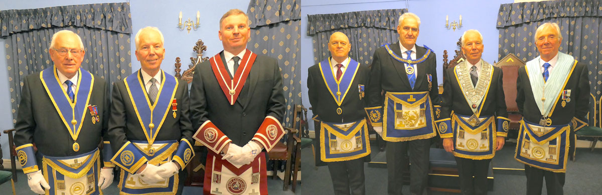Pictured left from left to right, are: Phillip Birch, Matthew Wilson Snr, and son Matthew Wilson. Pictured right from left to right, are: David Atkinson, Andrew Whittle, Matthew Wilson and Eric Binks.