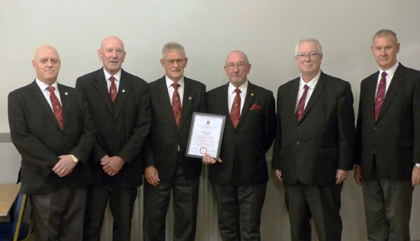 Pictured from left to right, are: David Atkinson, Mike Burwin, Norman Speed, Neil Pedder, John Murphy and Ian Halsall. Pictured from left to right, are: David Atkinson, Mike Burwin, Norman Speed, Neil Pedder, John Murphy and Ian Halsall.
