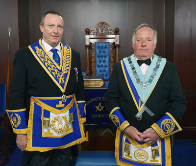 Jason Dell (left) and Walter Daubney. Jason Dell (left) and Walter Daubney.