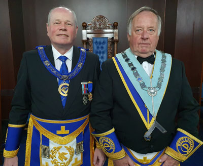 Duncan Smith (left) and Walter Daubney. Duncan Smith (left) and Walter Daubney.