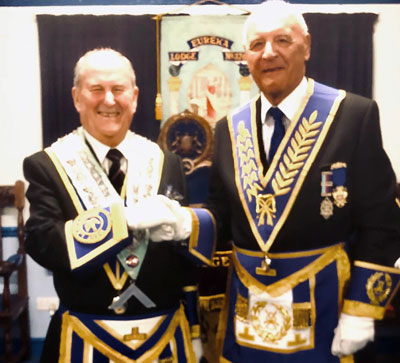 Don Fraser (left) and Stephen Kayne. Don Fraser (left) and Stephen Kayne.