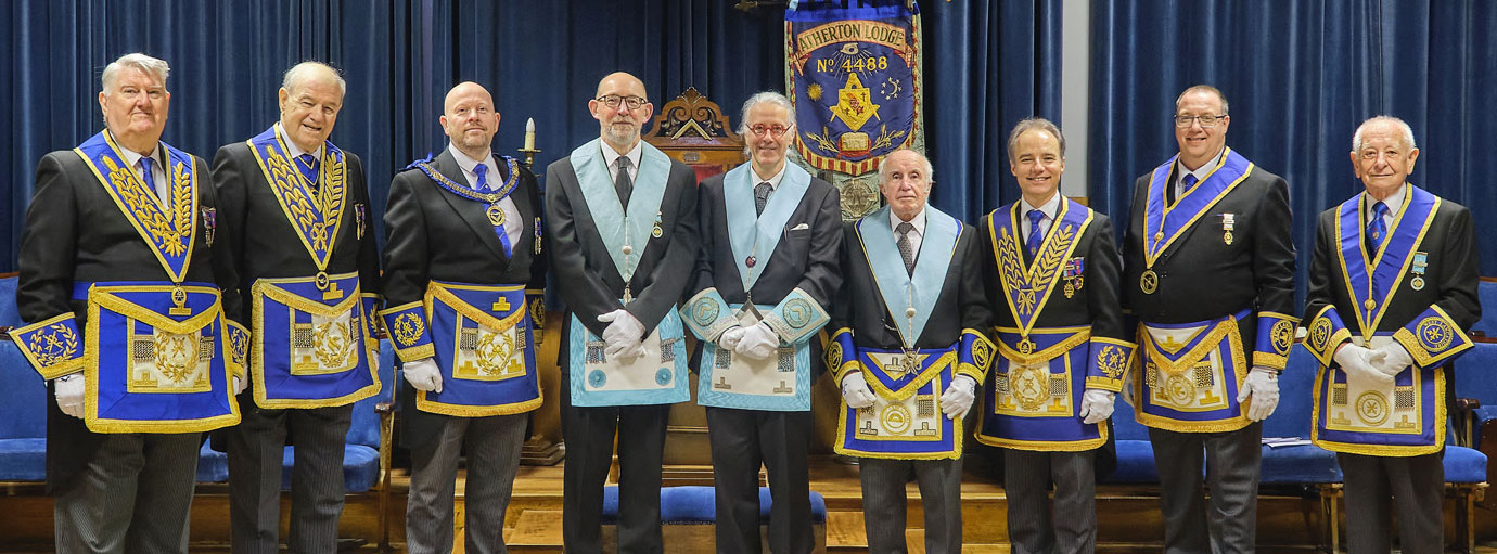 Pictured from left to right, are: Malcolm Parr, Antony Bent, Malcolm Bell, David Hughes, Jonathan Battye, William Molyneux, Jonathan Heaton, Colin Thorne and Albert Marchall.