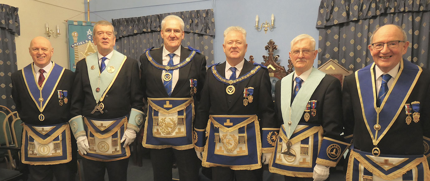 Pictured from left to right, are: David Atkinson, Gary Devlin, Andrew Whittle, Peter Schofield, Tommy Lunt and John Gibbon.