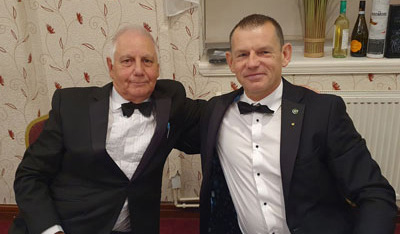 Frank Howarth (left) together with his installing master Jason Bleakley.