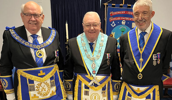 Pictured from left to right, are: Philip Gunning, Paul Bains and John Marsden.