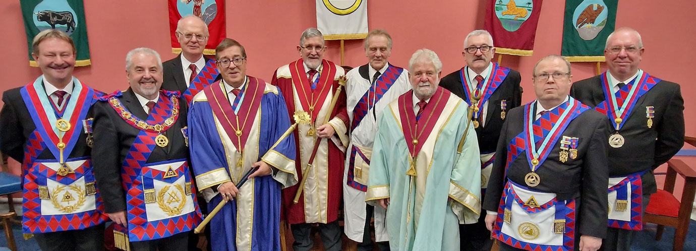 Pictured from left to right, are: Paul Hesketh, Chris Butterfield, John Farnden, David Barlow, Robert Hampson, John Forshaw, Frank Cook, John Rimmer, Jayson Jackson and Paul Boardman.