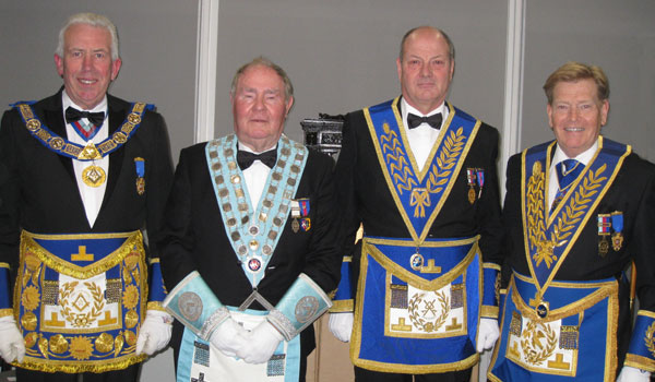 Pictured from left to right, are: Mark Matthews, Roger Dunlop, Mark Barton and Kevin Poynton.