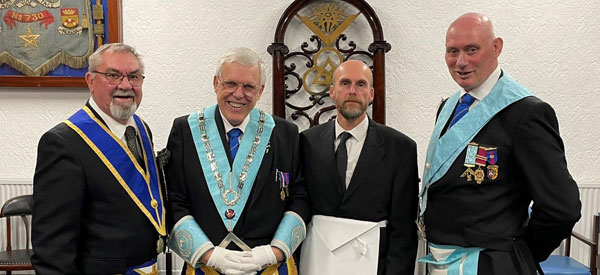 Pictured from left to right, are: Colin Middleton, Alan Scarrott, Andrew Mounsey and Ray Thain.