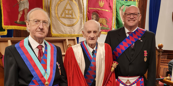 Pictured from left to right, are: David Harrison, Allan Scott and David Bishop.