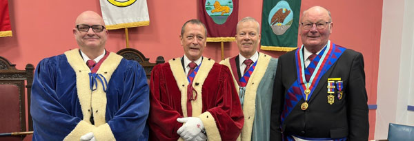 Pictured from left to right, are: Alister Milner, Gordon MacLellan, Philip Monks and Colin Mills.
