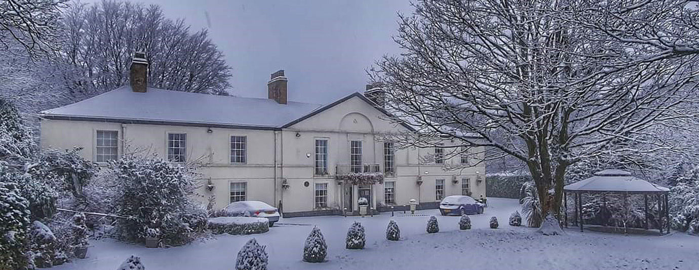 Lovely picture of Ridgmont House (Horwich Masonic Hall) in the snow.