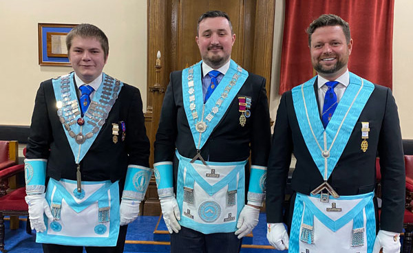 Pictured from left to right, are: Connor Isted, Alistair McIntyre and Lee Fisher.