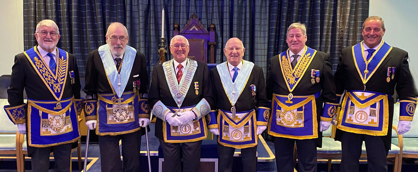 Pictured from left to right, are: John Robson; David Rhodes; Eddie Parkinson; John Nelson; Neil McGill and Scott Devine