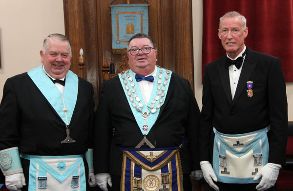 Pictured from left to right, are: John Bassinder; Ian Lonsdale and Ian Coates.