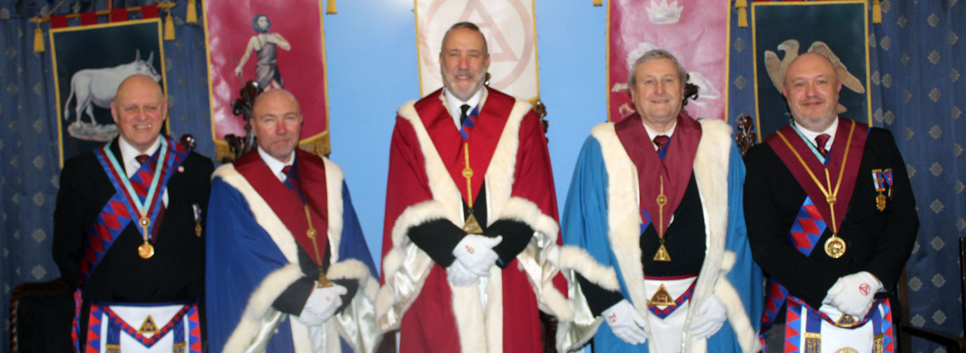 Pictured from left to right, are: David Atkinson, Colin Graham, Barry Thornley, Peter Casey and Stephen Lynch.