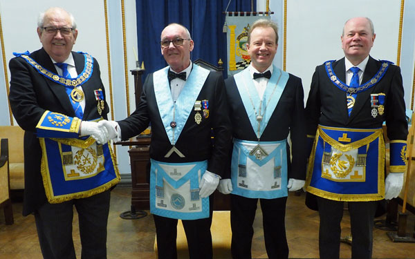 Pictured from left to right, are: Philip Gunning, Melvyn Gray, David Arrow and Duncan Smith