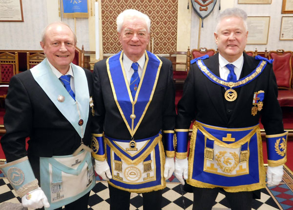 Pictured from left to right, are: Tony Taylor, Peter Gardner and Peter Schofield.