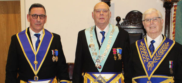 Pictured from left to right, are: Eddie Wilkinson, David Durling and Brian Hayes