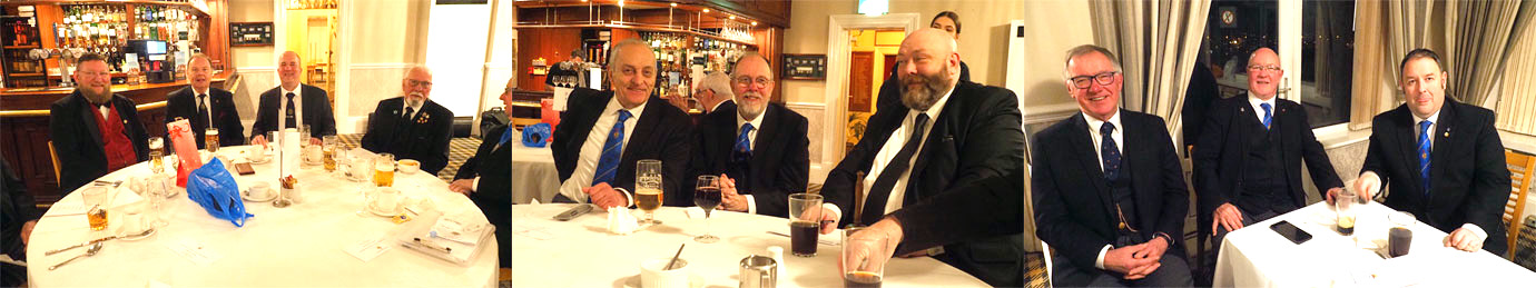 Pictured left from left to right, are: John Doyle, Stuart Parker, Alex Lamond and Andy Thompson from Scotland. Pictured centre from left to right, are: Chris Tittley, Grahame Whattam and Stephen Bruce. Pictured right from left to right, are: John Robbie Porter, Dave McKee and Ben Gorry.