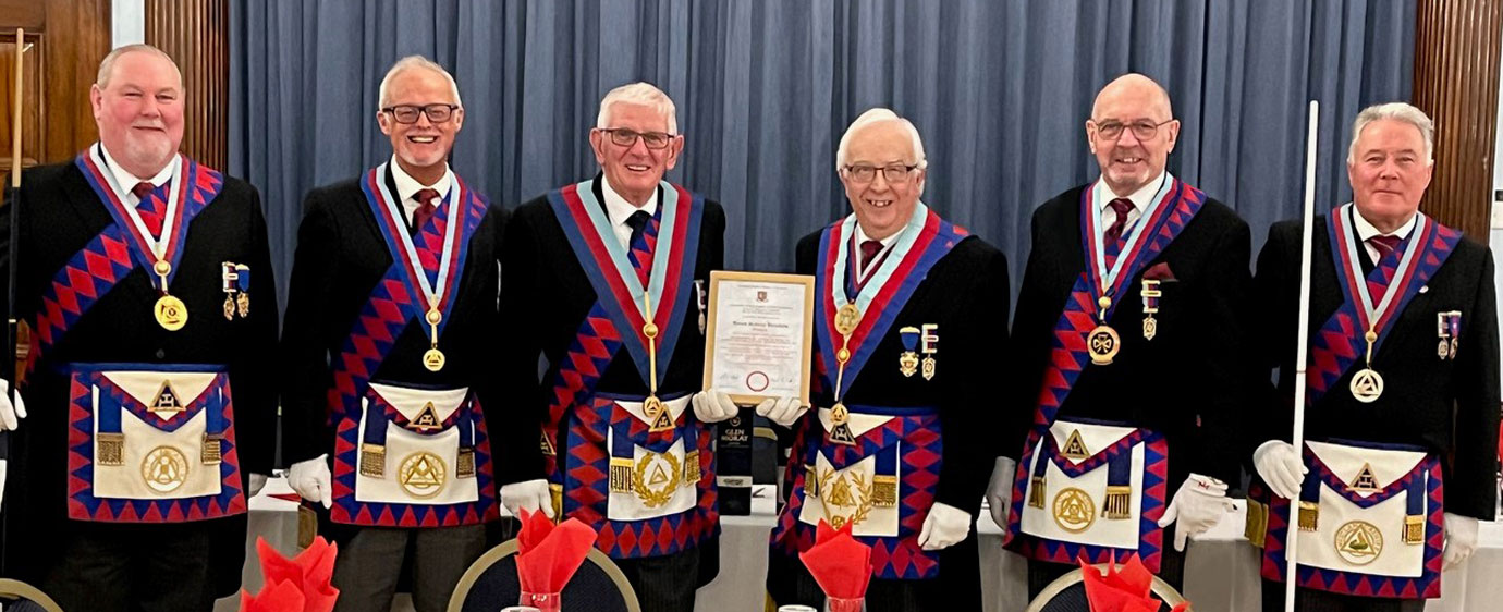 Pictured from left to right, are: Garry Smith, Phil Stock, Bryan Henshaw, Malcolm Alexander, Paul Hardman and Tom Bradfield-Kay.