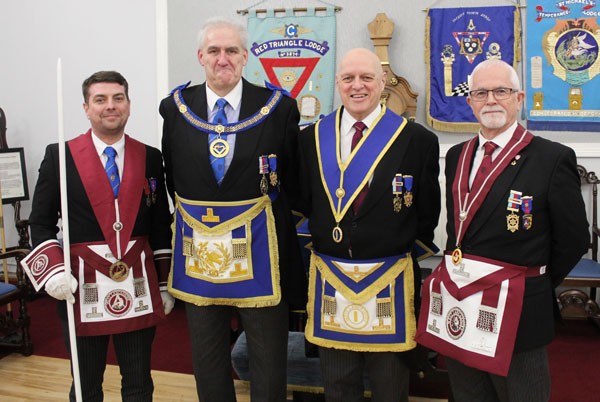 Pictured from left to right, are: Keith Lindsey, Andrew Whittle, David Atkinson and Paul Brunskill.