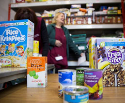 Mersey Valley Group foodbank donations