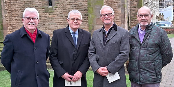 Pictured from left to right, are: Geoff Jackson, Colin Jenkins, Phil Stock and Paul Hardman.