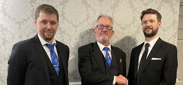 Pictured from left to right, are: John Battersby, Ian Rothwell and Carl Rothwell.