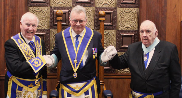 Pictured from left to right, are: John Hutton, Peter Stockton and Len Heathcote.