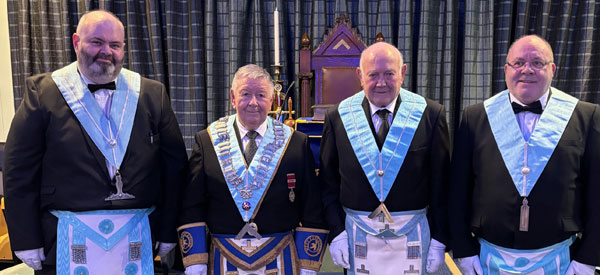 Pictured from left to right, are: Peter Swift, Ken Turner, Ron Rich and Martyn Dawson.