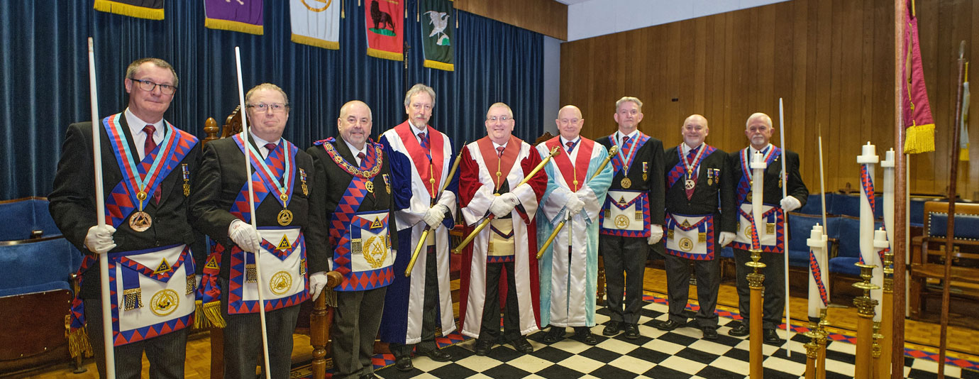 Pictured from left to right, are: Michael Gray, Jayson Jackson, Chris Butterfield, Gordon-Williams, David Eccles, Philip Thompson, Ian Sterling, Ian Tupling and Paul Brunskill.