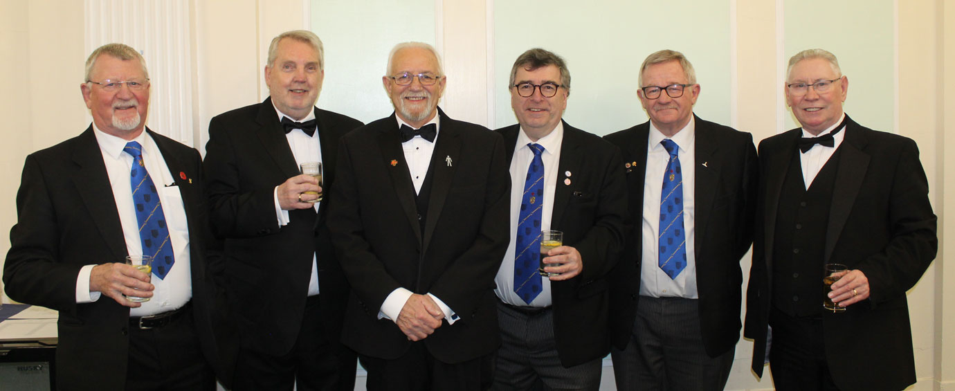 Pictured from left to right, are: Colin Cameron, Brian Leatherbarrow, Eric Palfreyman, Paul McLachlan, Roy Cowley and Peter McCarthy.