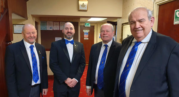 Pictured from left to right, are: John Cross, Keiron Griffiths, Duncan Smith and Philip Gunning.