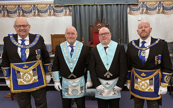 Pictured from left to right, are: Phil Gunning, Ray McAuley, David Hatton and Malcolm Bell