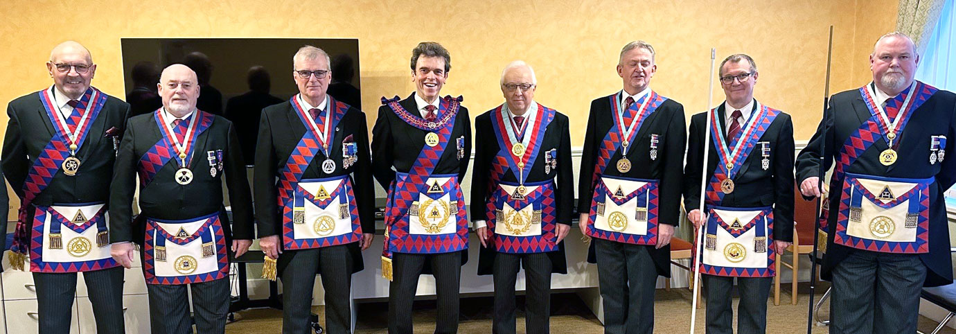 Pictured from left to right, are: Paul Hardman, Ian Tupling, John Selley, Michael Threlfall, Malcolm Alexander, Ian Stirling, Mike Gray and Gary Smith.