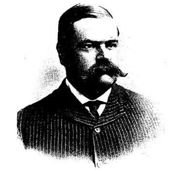 Past first principal Herbert F Burrows.